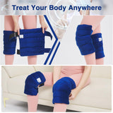 Uso versátil de AOKESTE para rodilla, abdomen, hombros y brazos.