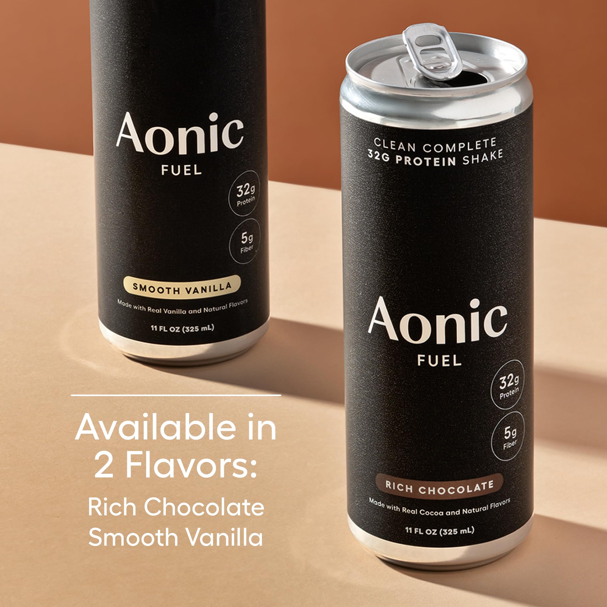 Aonic Fuel cacao real, aroma y sabor auténtico para despertar el paladar.