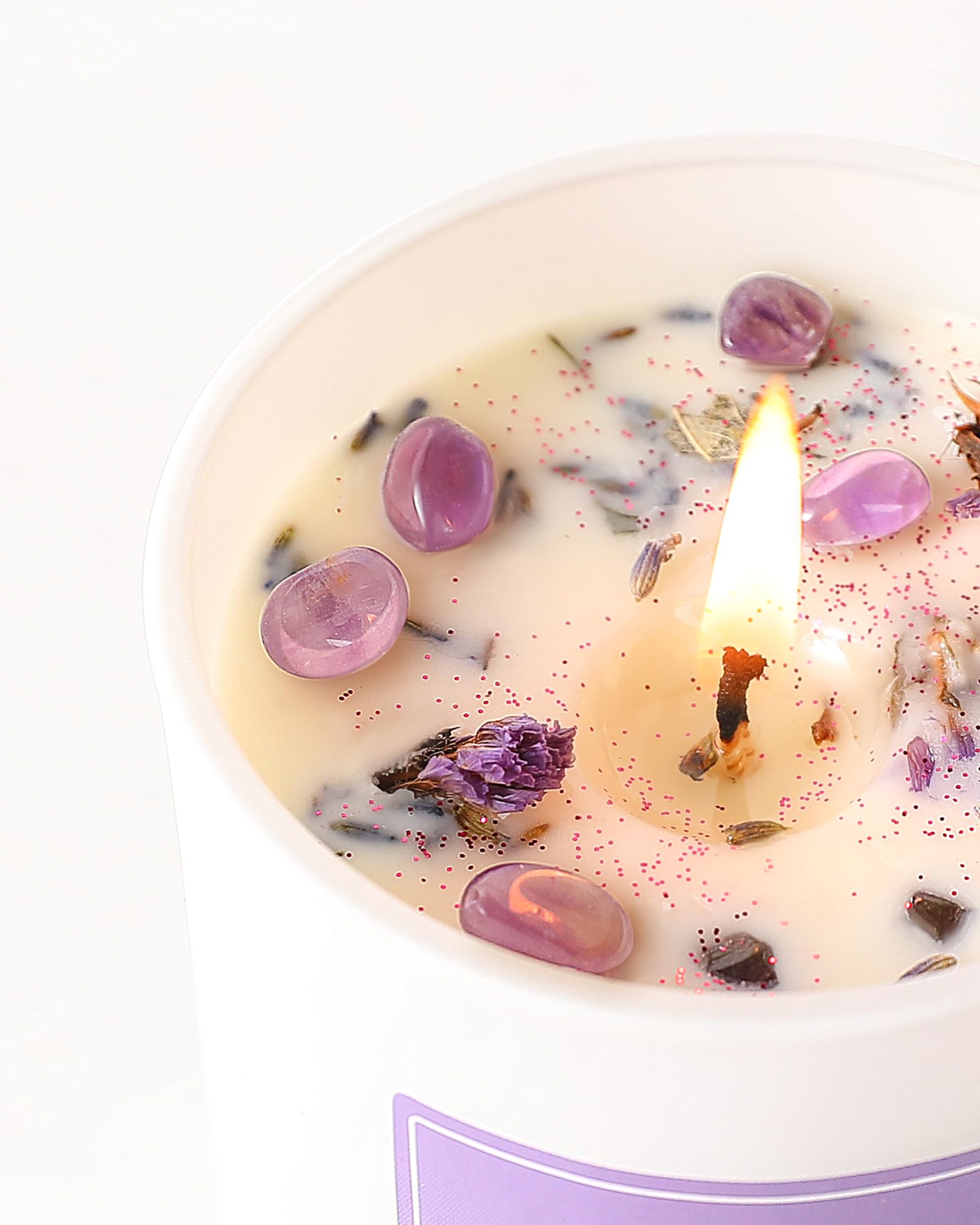 Regalo AOOVOO lavanda en caja elegante para aromaterapia.