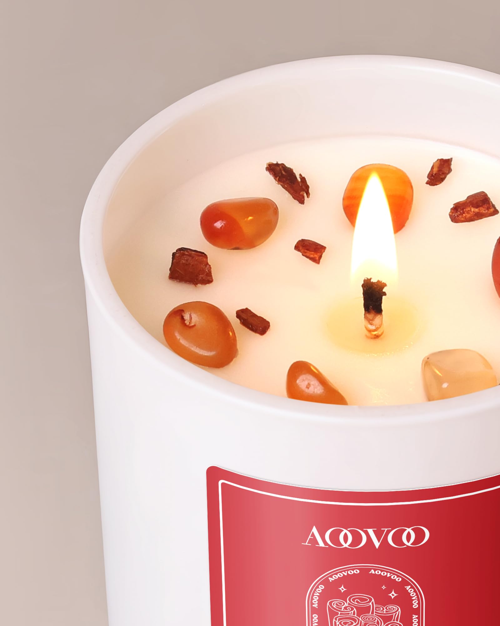 Caja regalo AOOVOO para velas canela aromáticas