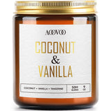 AOOVOO vela coco-vainilla 9oz para crear ambiente relajante en casa