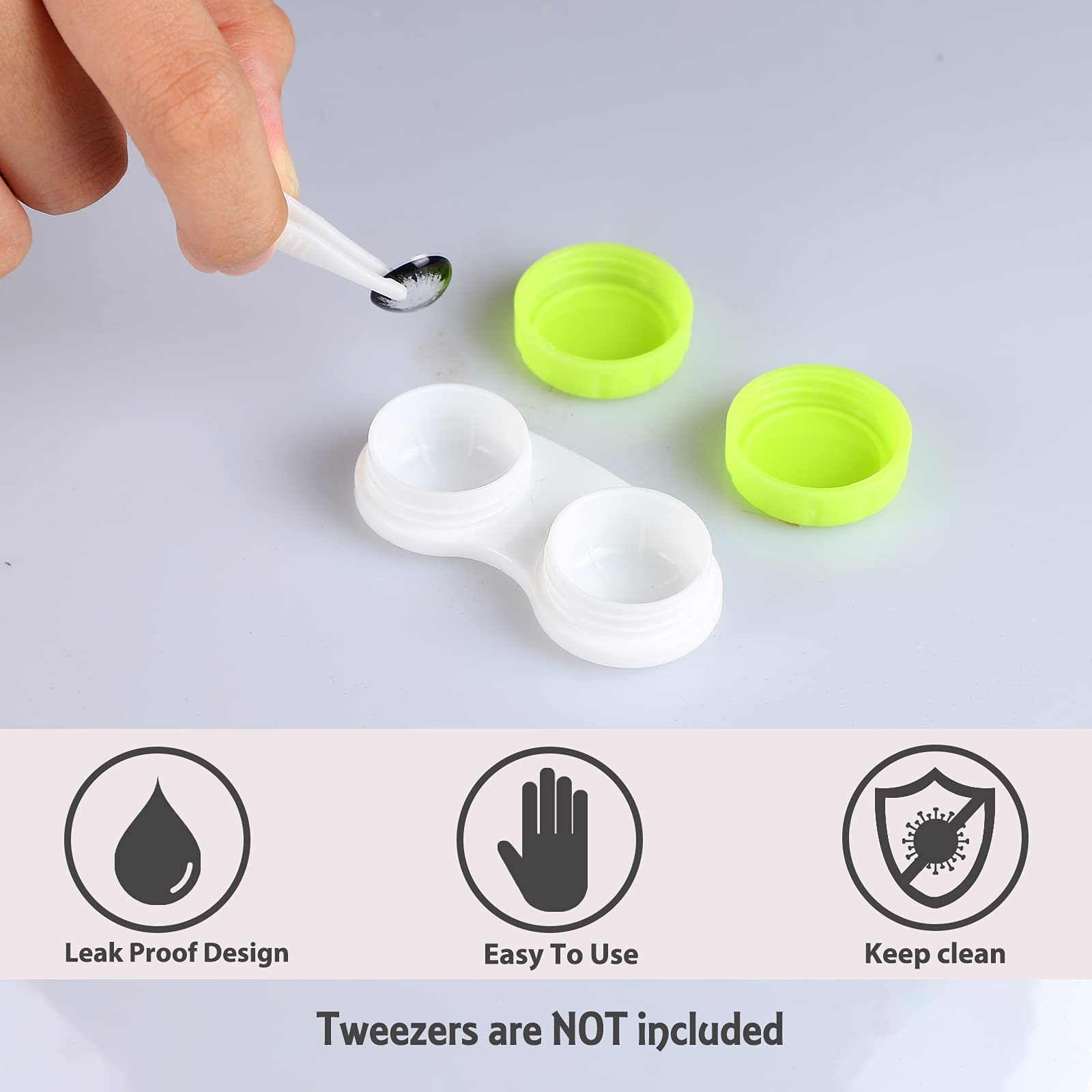 Estuche Aoutrow con sello a prueba de fugas para evitar derrames de solución.
