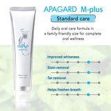 Sonrisa natural con APAGARD M-Plus, brillo suave sin fluor