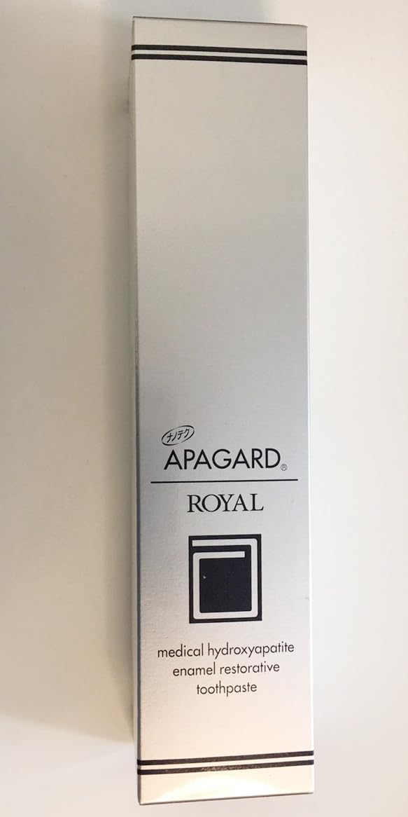 APAGARD Royal pasta dental, sonrisa más brillante con uso regular.