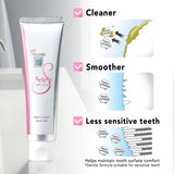 APAGARD Serena efecto blanqueador suave sin fluoruro para un cuidado dental equilibrado.