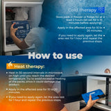 APEL Gel Frío-Calor es adecuado para uso posquirúrgico y recuperación suave.