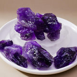 Pieza de amatista para joyería DIY y artesanía con color violeta