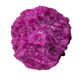 Piedra de corindón rojo Apengshi en bruto para colección y rituales de equilibrio.