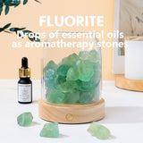 Apengshi fluorita verde, piedra para meditación que favorece la concentración.