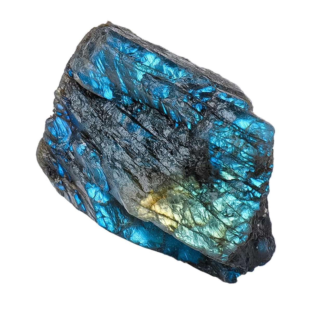 Apengshi Labradorita: piedra cruda para colección y meditación.