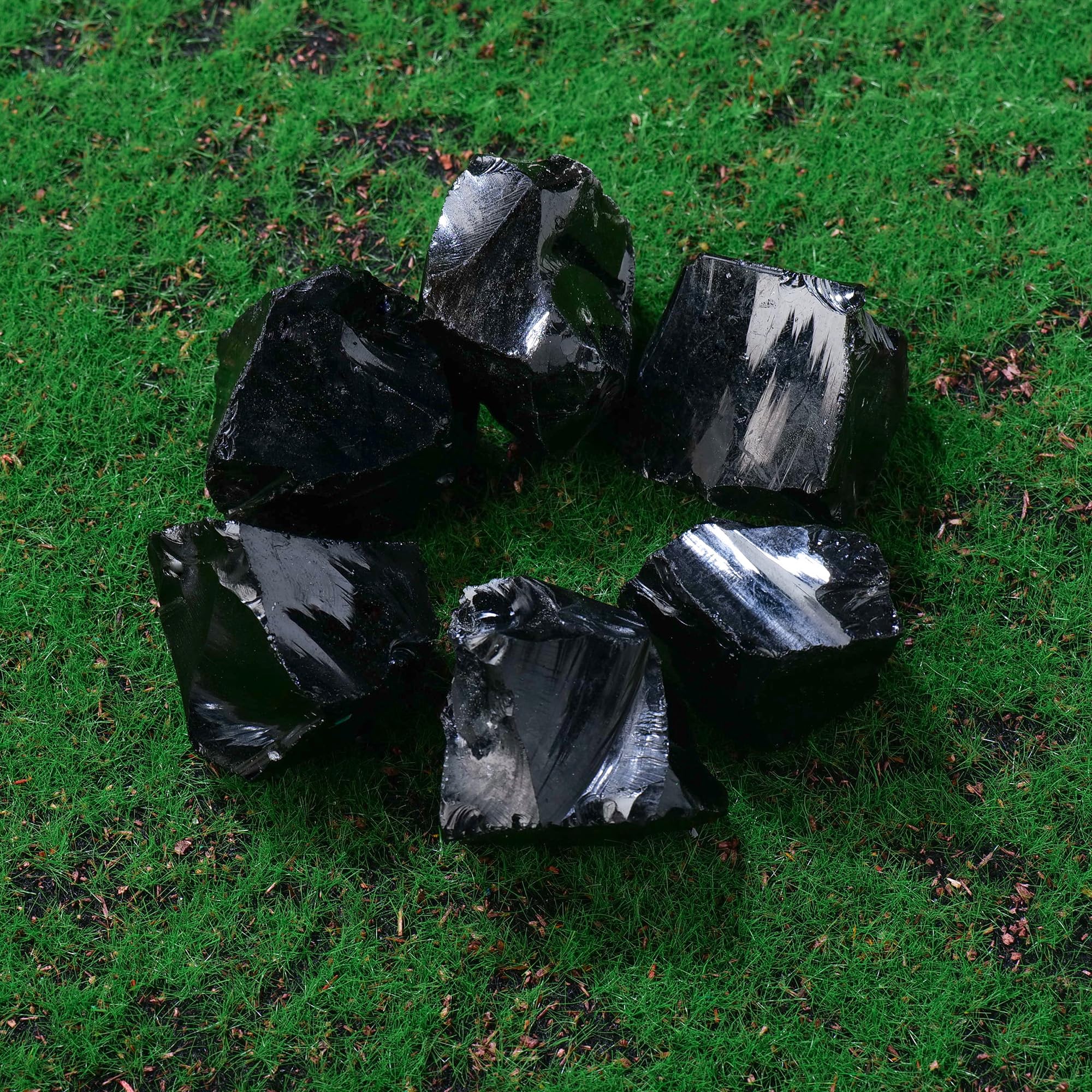 Obsidiana de Apengshi para fuentes y jardines, aspecto elegante y oscuro.