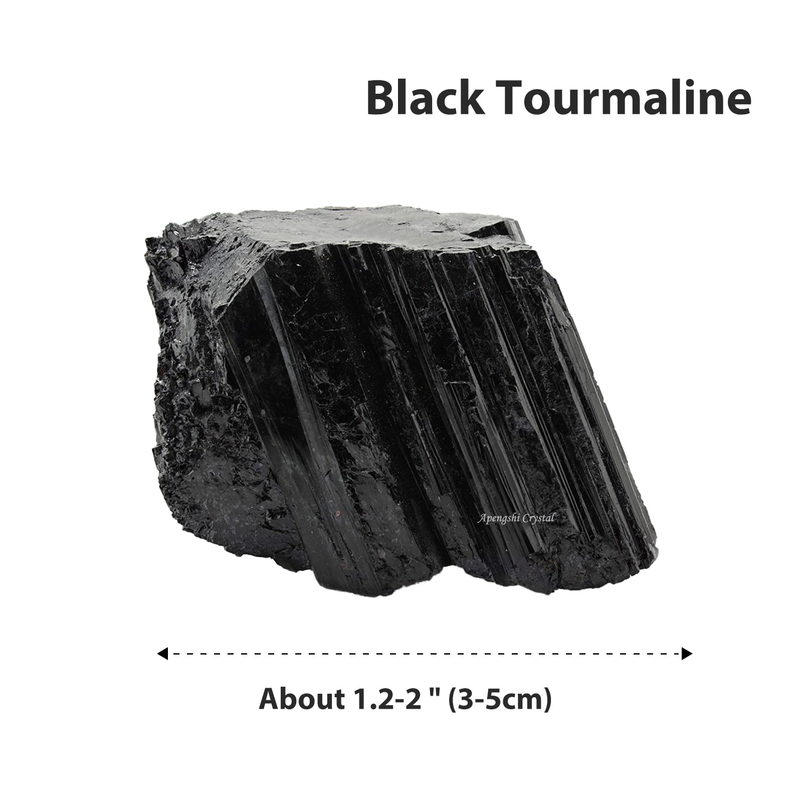 Apengshi turmalina negra para meditacion, favorece la concentracion.
