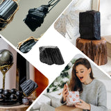 Apengshi turmalina negra para reiki, ideal para sesiones de sanacion energetica.
