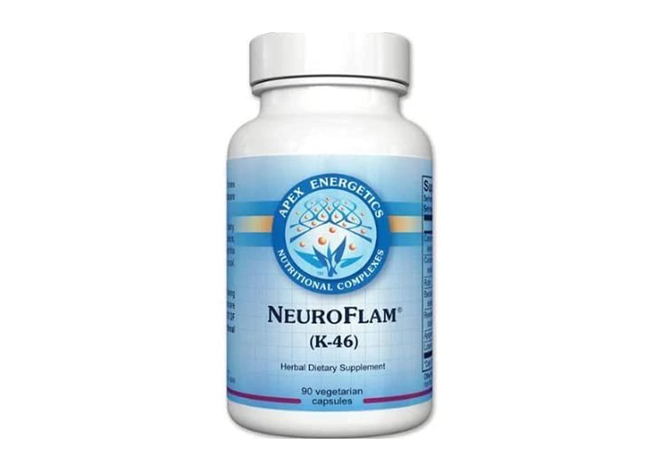 NeuroFlam-K46 cápsulas: complemento diario sin catequinas para el bienestar cerebral.