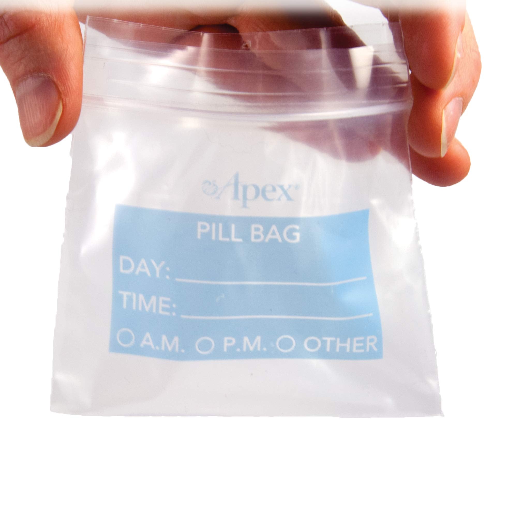 Apex Pill Bags de tamaño bolsillo, ideales para almacenamiento diario y viajes