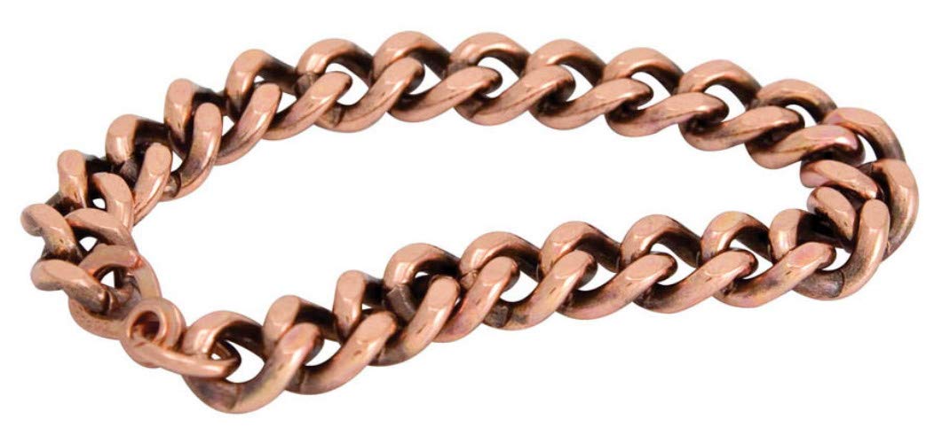 Pulsera de cobre Apex con ancho de 12 mm, diseño duradero para uso diario