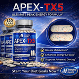 APEX-TX5 cápsulas con cafeína, apoyo a la energía durante entrenamientos