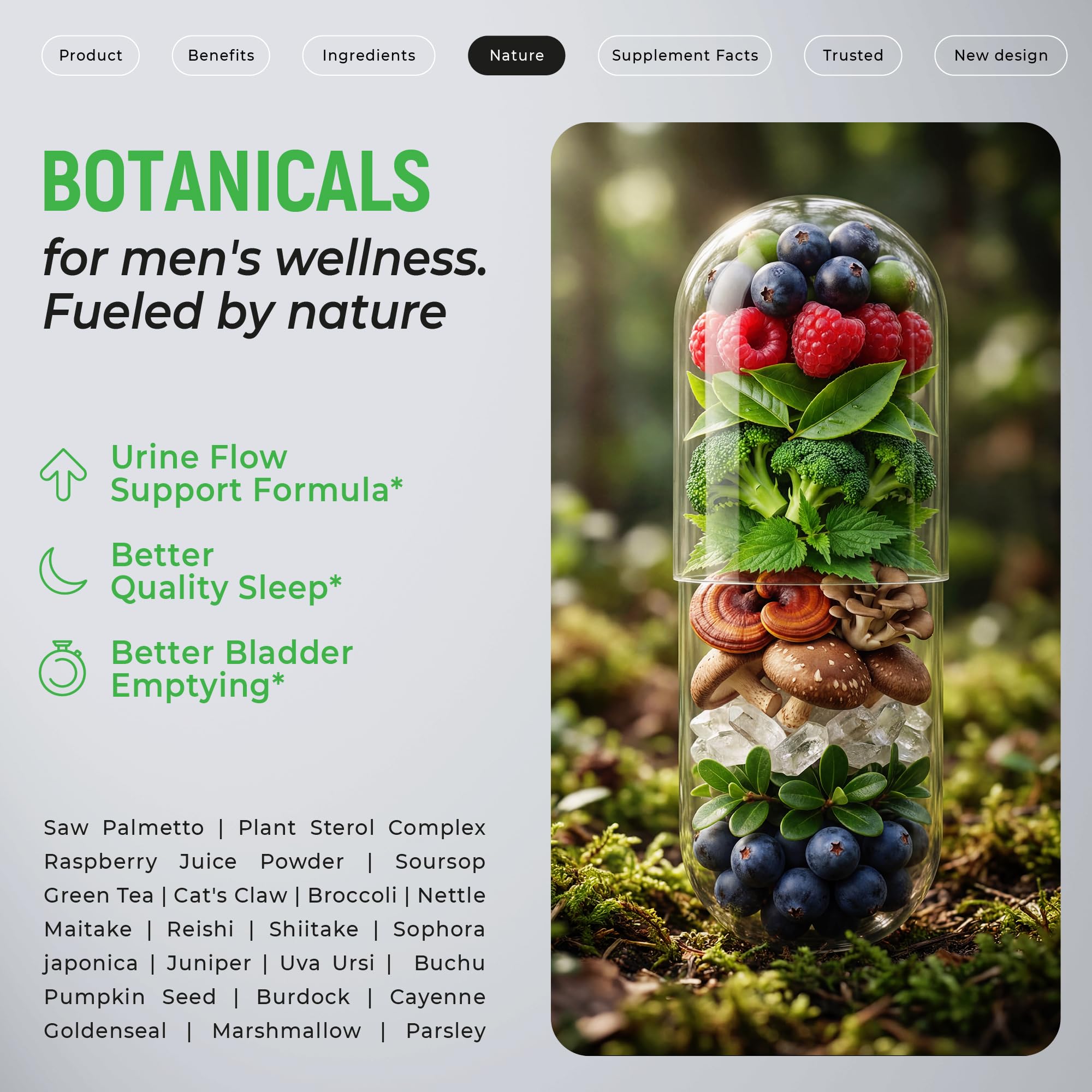 APEXFORMULAS Ortiga hojas: extracto herbal para apoyar la próstata.