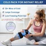 APEXUP compresa de hielo para pierna, enfriamiento prolongado y confort.