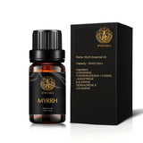 Aphrosmile Aceite de Mirra, baño relajante, añade una nota amaderada y reconfortante.