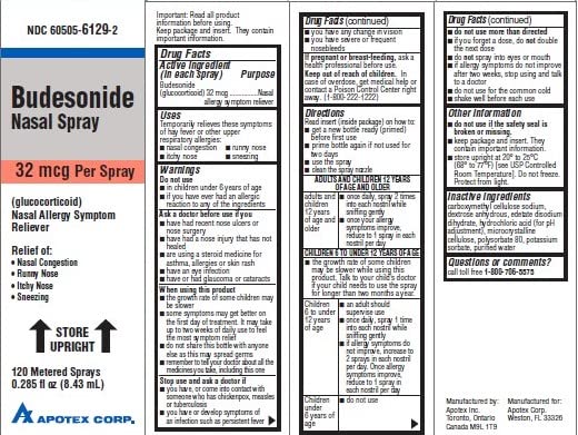 APOTEX Budesonide Nasal Spray: tamaño compacto para uso en cualquier lugar