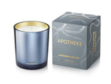 APOTHEKE Cardamom Chestnut Candle – 10.5 oz, Soy Wax, Non-Toxic, Blue Jar