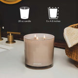 APOTHEKE vela soja cedro sándalo, aroma cálido para noches tranquilas