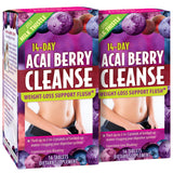 Botella de Applied Nutrition Acai Cleanse para apoyo digestivo suave