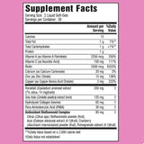 Applied Nutrition cápsulas suaves líquidas, primer plano de etiqueta para fortalecer cabello y uñas