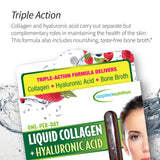 Applied Nutrition colágeno hialuronico sabor frambuesa mejora la textura de la piel.