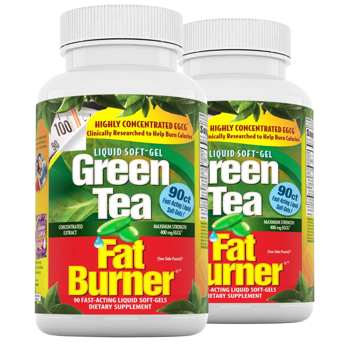 Applied Nutrition quemador de grasa con té verde, botella frontal, ideal para iniciar quema de calorías.