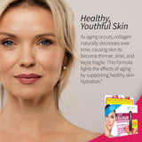 Applied Nutrition Liquid Collagen ingredientes clave: biotina y sílice para la piel.