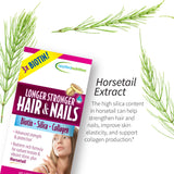 Applied Nutrition Longer Stronger Hair & Nails, pack de cuatro cajas.