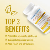 Approved Science Berberine 1000mg, envase de 180 cápsulas para suministro de tres meses.