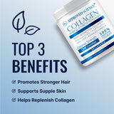 Approved Science Collagen Powder con cuchara medidora para dosis controladas en tu rutina.