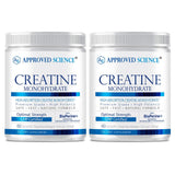 Approved Science Creatina Monohidrato: vertido del bote para uso de entrenamiento