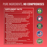 Approved Science Frutas y Verduras: cápsulas para toma diaria y dosis recomendada.
