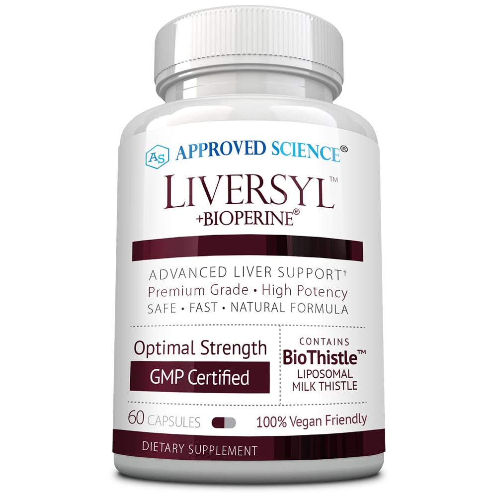 Approved Science Liversyl cardo mariano para apoyo diario al hígado.