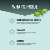Approved Science Magnesium Complex — cápsulas dentro de la caja, uso diario recomendado.