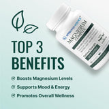 Approved Science Magnesium Complex — etiqueta detallada con ingredientes y beneficios potenciales.