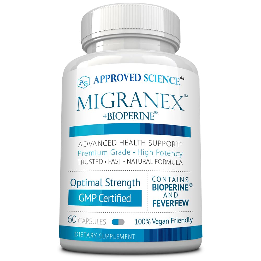 Approved Science Migranex cápsulas de 60, apoyo para el equilibrio diario.