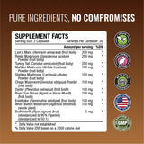 Approved Science Mushroom Complex, absorción rápida gracias a Bioperine.