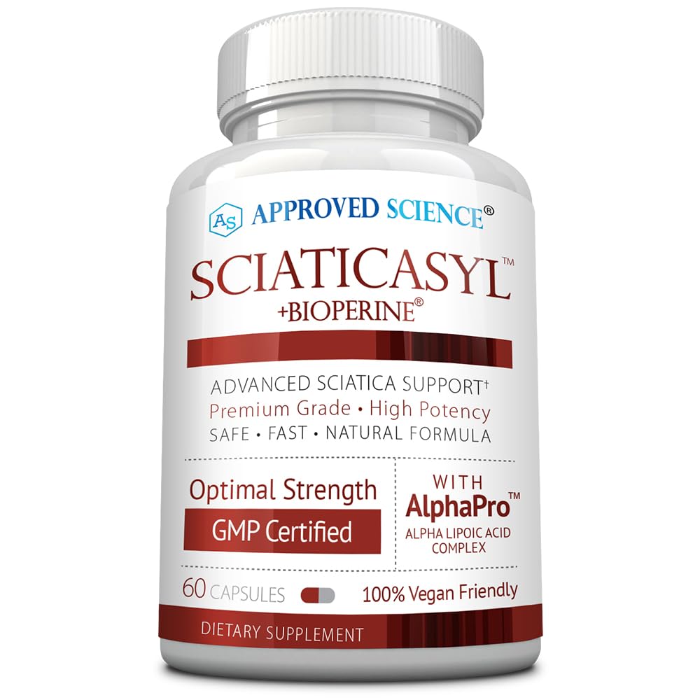 Approved Science Sciaticasyl: botella para uso diario y soporte nervioso potencial