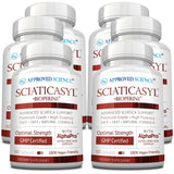 Approved Science Sciaticasyl en botella, apoyo diario para la comodidad nerviosa