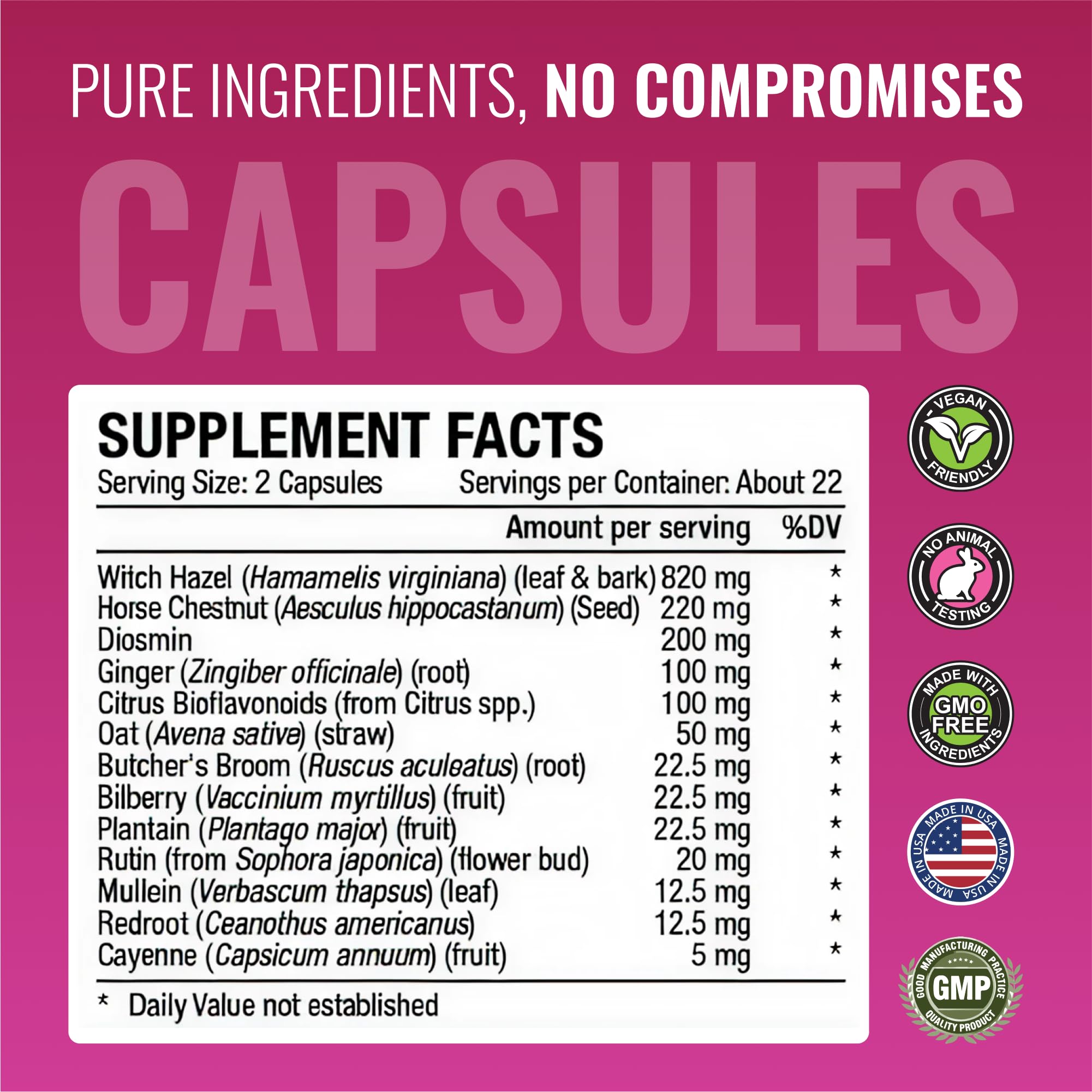 Ingrediente castaño de Indias en Varicosil, apoyo vascular natural.