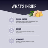 Approved Science VertiSyl: cápsulas ginkgo biloba para soporte de la circulación.