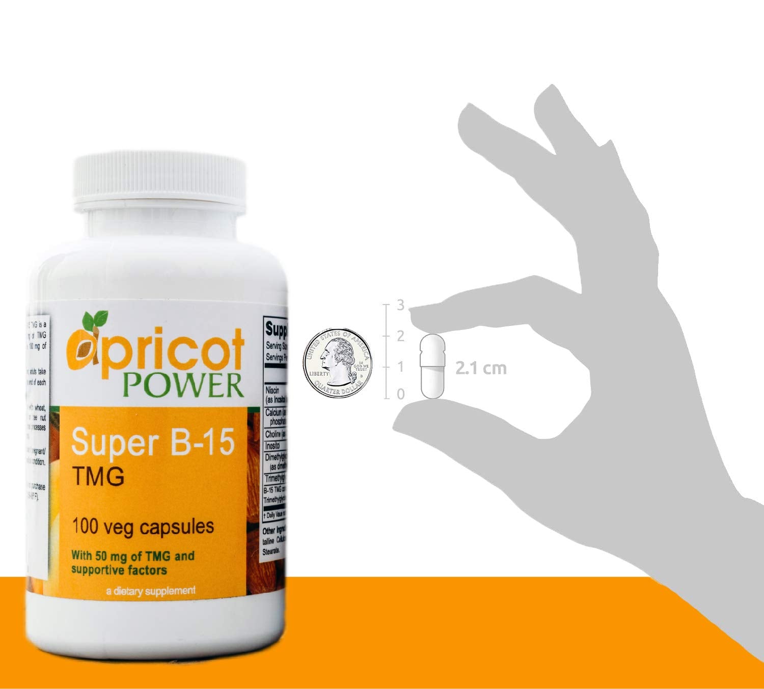 Apricot Power Super B-15: caja de presentación para revisión de compra.