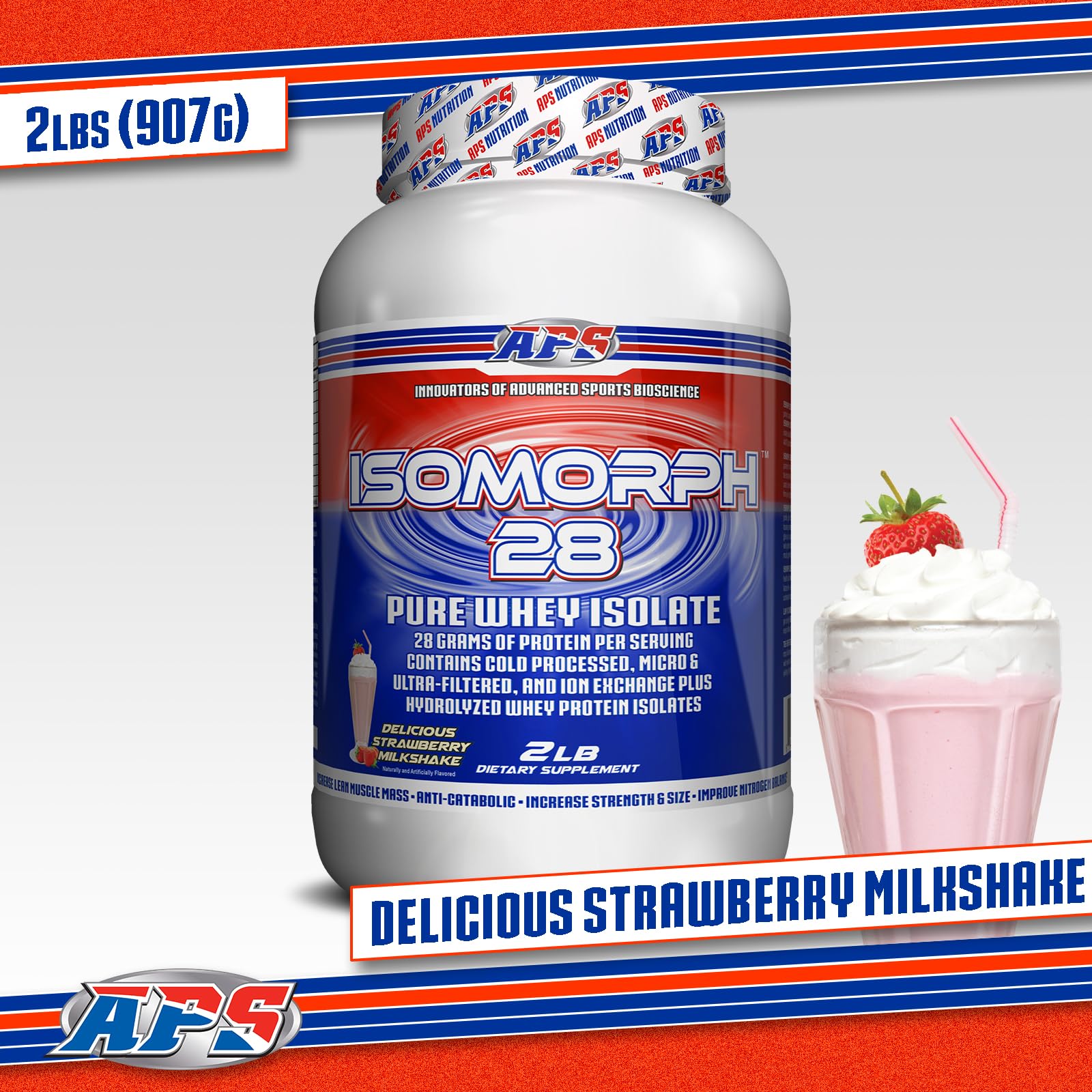 APS Nutrition IsoMorph 28 etiqueta nutricional, facilita planificar proteínas y aminoácidos