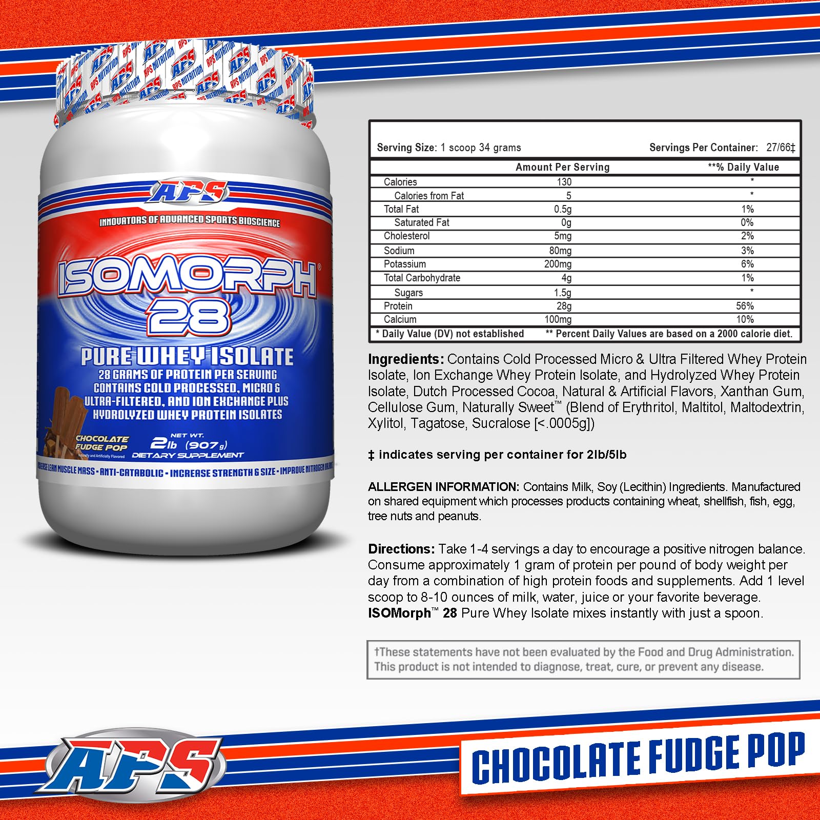 Cuchara de IsoMorph 28, dosifica la proteína con facilidad para tus entrenamientos.