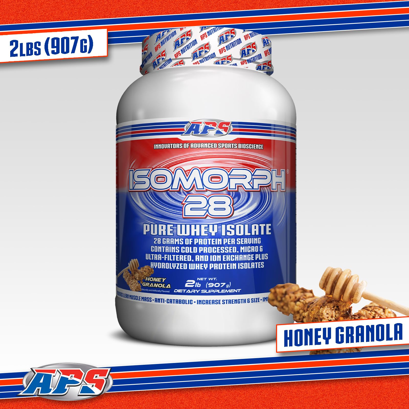 APS Nutrition Isomorph 28, mezcla rápida para entrenamientos matutinos.